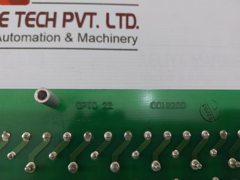 Opto 22 Pb16H 16-channel Rack With Header Connector 3802 94V-0 Idc5 F1