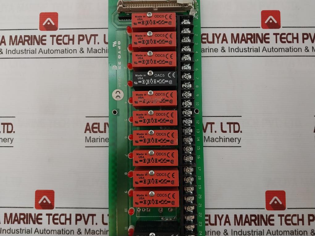 Opto 22 Pb16H 16-channel Rack With Header Connector 60Vdc 1.5A 94V-0