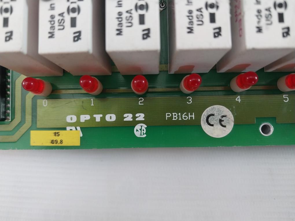 Opto 22 Pb16H 16-channel Rack With Header Connector Idc5 94V-0