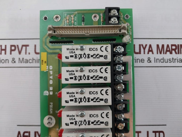 Opto 22 Pb16H 16-channel Rack With Header Connector Idc5 94V-0