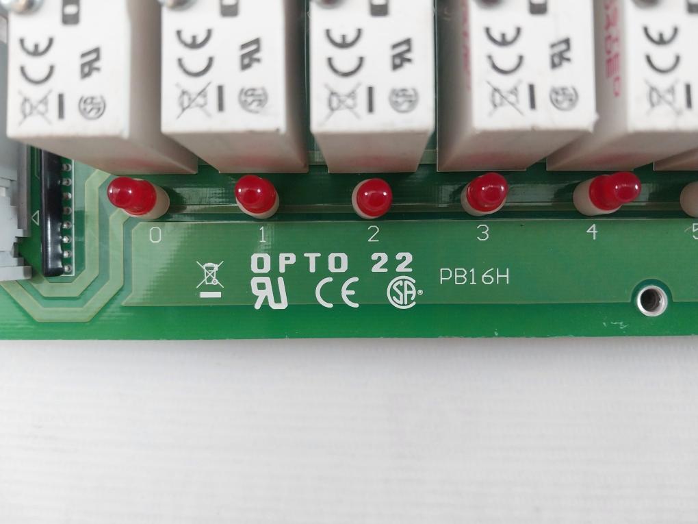Opto 22 Pb16H 16-channel Rack With Header Connector Idc5 94V-0 001820E