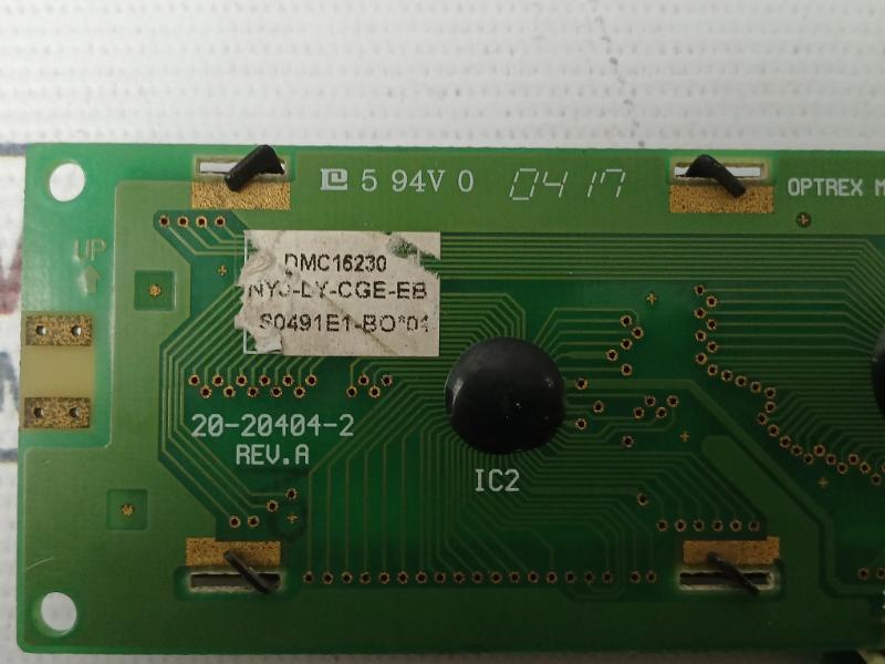 Optrex Dmc16230 Lcd Display Module Rev A 20-20404-2 94V-0