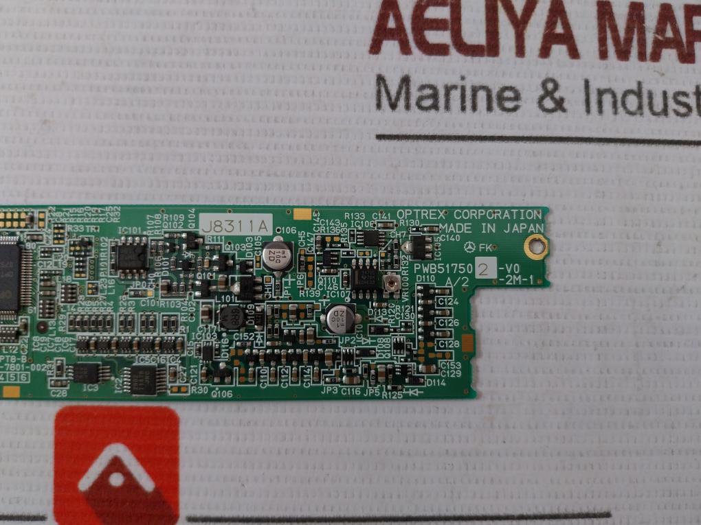 Optrex Pwb51750 2-v0 Printed Circuit Board Slb-opt8-b Nd1059-7801-002