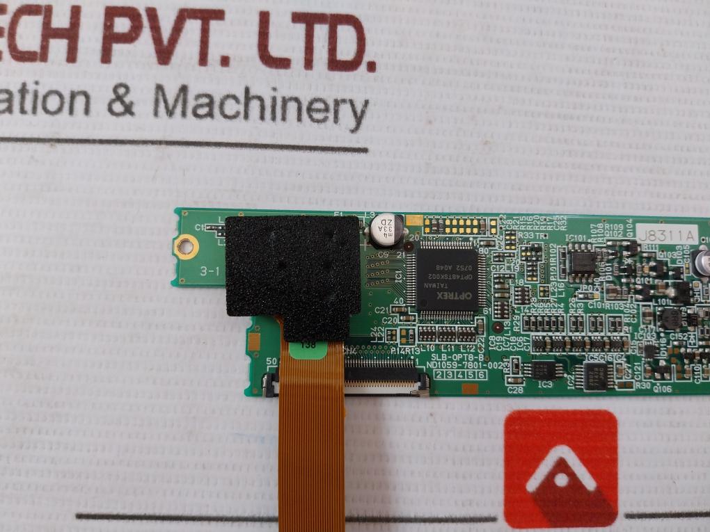 Optrex Pwb51750 2-v0 Printed Circuit Board Slb-opt8-b Nd1059-7801-002