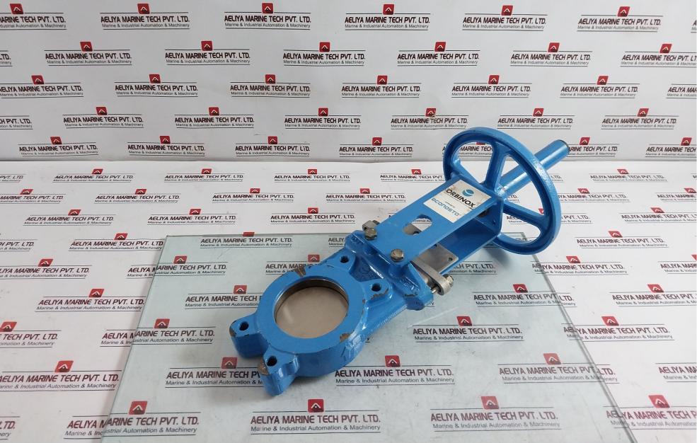 Orbinox Ex04 Knife Gate Valve Dn100 With Handwheel Actuator Gjl250