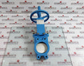 Orbinox Ex04 Knife Gate Valve Dn100 With Handwheel Actuator Gjl250