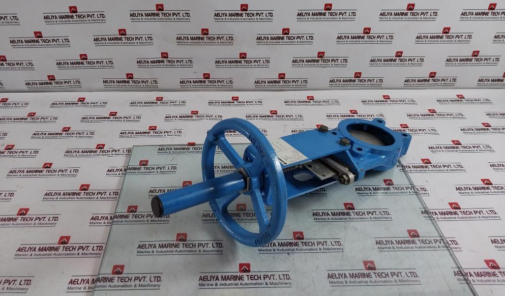 Orbinox Ex04 Knife Gate Valve Dn100 With Handwheel Actuator Gjl250