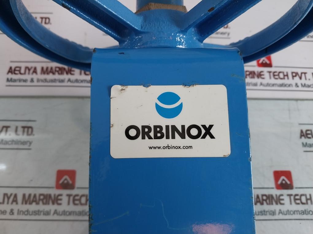 Orbinox Ex04 Knife Gate Valve Dn125 With Handwheel Actuator Gjl250