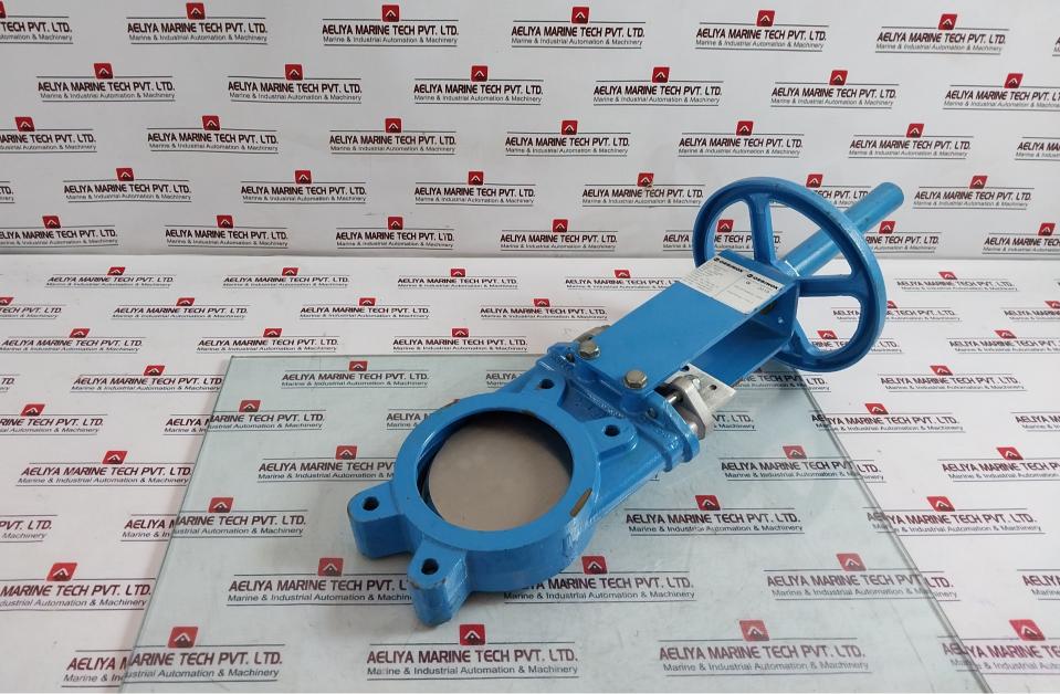 Orbinox Ex04 Knife Gate Valve Dn125 With Handwheel Actuator Gjl250