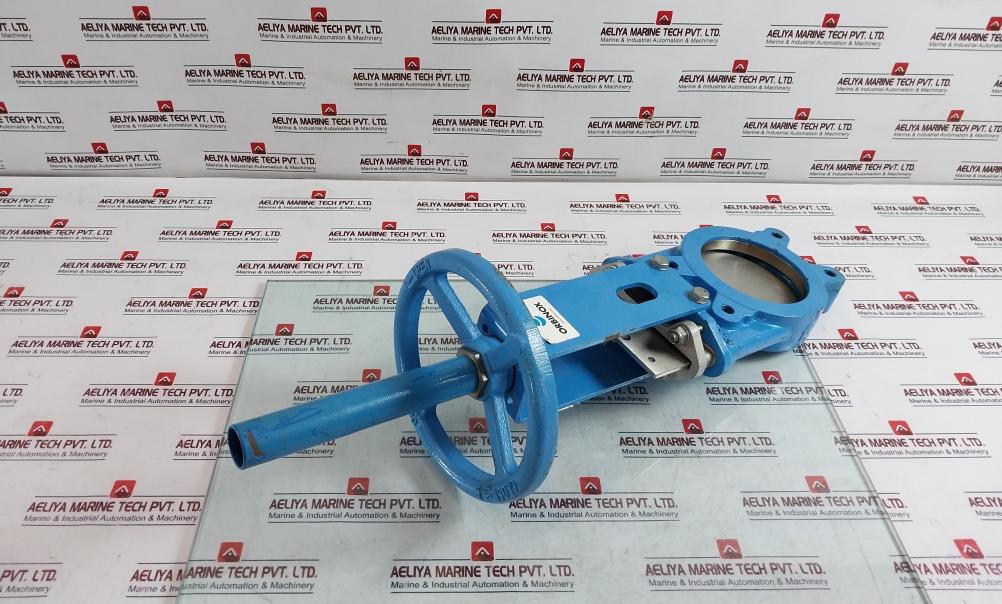 Orbinox Ex04 Knife Gate Valve Dn125 With Handwheel Actuator Gjl250