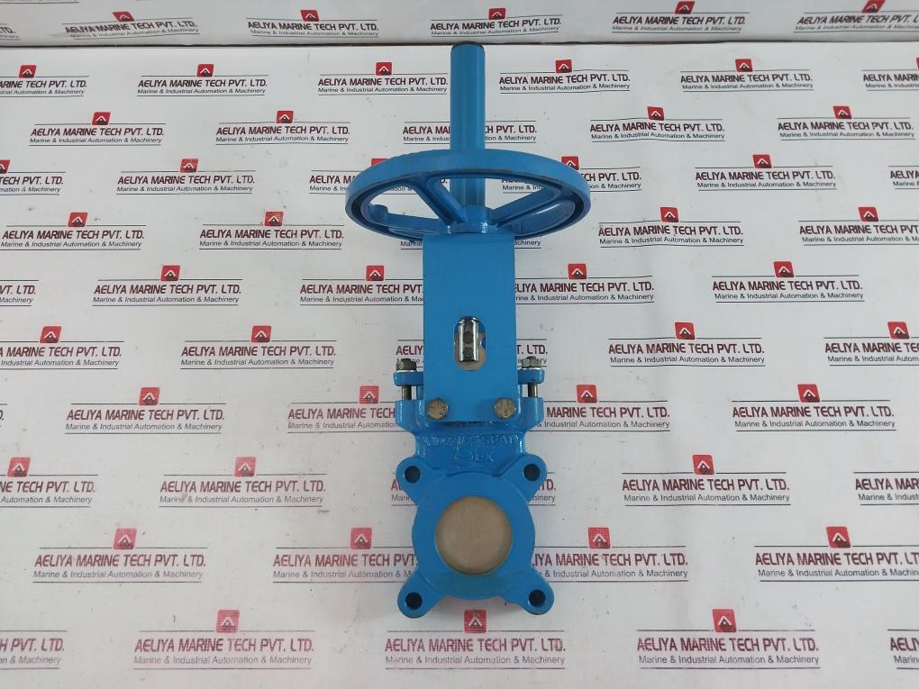 Orbinox Ex04 Knife Gate Valve Dn65 Pn10 Handwheel Actuator