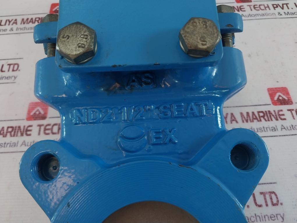 Orbinox Ex04 Knife Gate Valve Dn65 Pn10 Handwheel Actuator