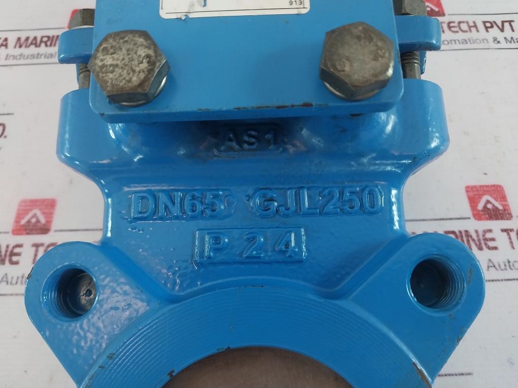 Orbinox Ex04 Knife Gate Valve Dn65 Pn10 Handwheel Actuator