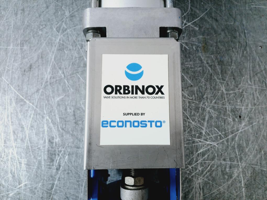 Orbinox Ex04 Knife Gate Valve Dn 80 Pn10 3.5/10 Bar Aisi 304 Stainless Steel