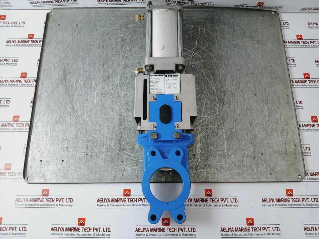 Orbinox Ex04 Knife Gate Valve Dn 80 Pn10 3.5/10 Bar Aisi 304 Stainless Steel