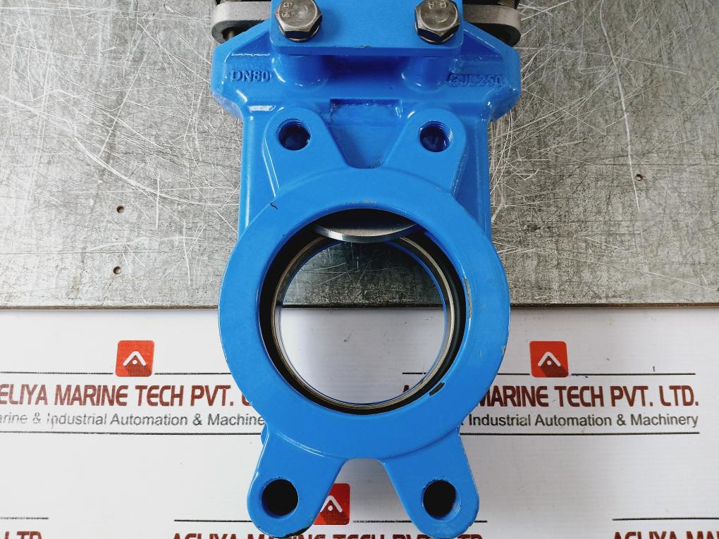 Orbinox Ex04 Knife Gate Valve Dn 80 Pn10 3.5/10 Bar Aisi 304 Stainless Steel