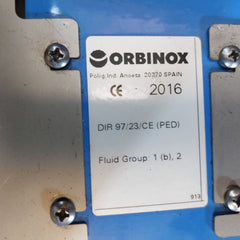 Orbinox Ex04 Knife Gate Valve Gjl250 Pn10 Dn125