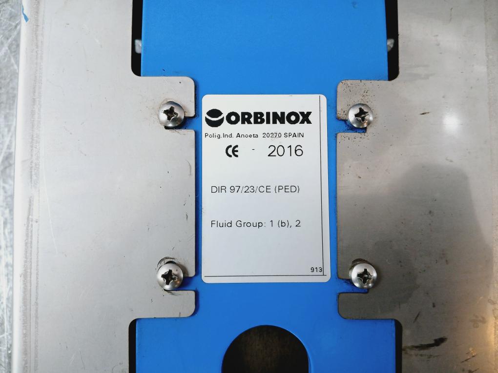 Orbinox Ex04 Knife Gate Valve Gjl250 Pn10 Dn125