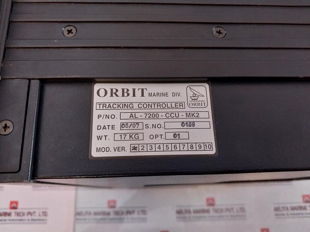 Orbit Marine Al-7200-ccu-mk2 Tracking Controller