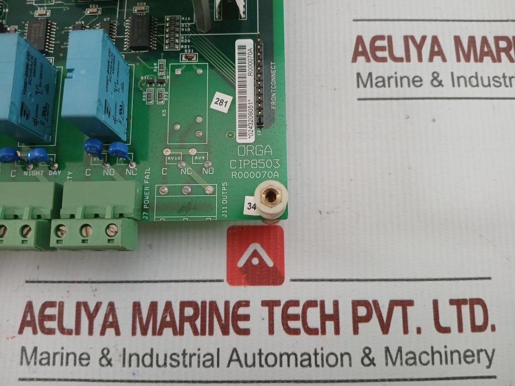 Orga System Controller Display Rev-4 5102-b52