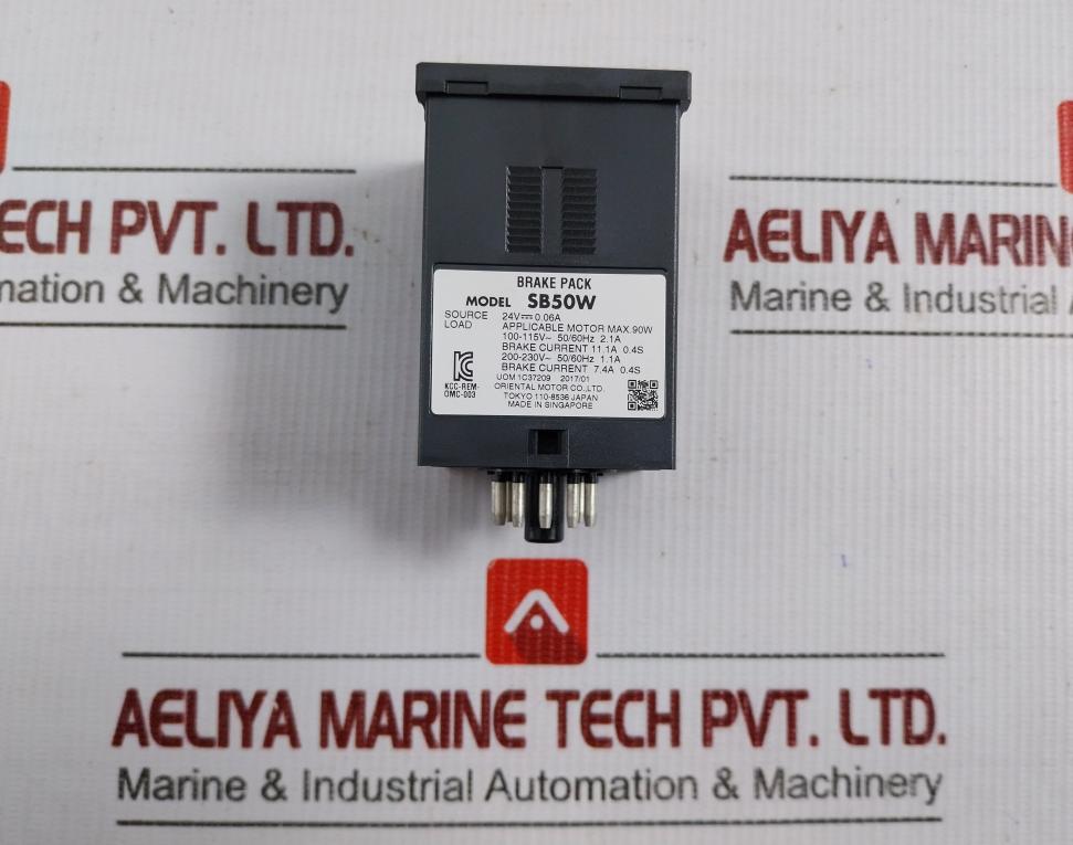 Oriental Motor 200-230V~ 50/60Hz 1.1A Brake Pack Relay Unit Sb50W