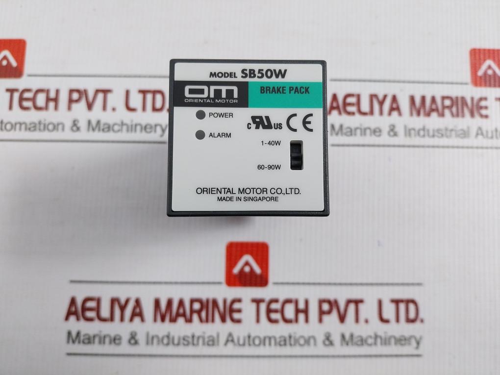 Oriental Motor 200-230V~ 50/60Hz 1.1A Brake Pack Relay Unit Sb50W