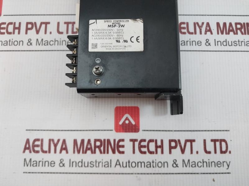 Oriental Motor 24V--- Speed Controller Msp-2W