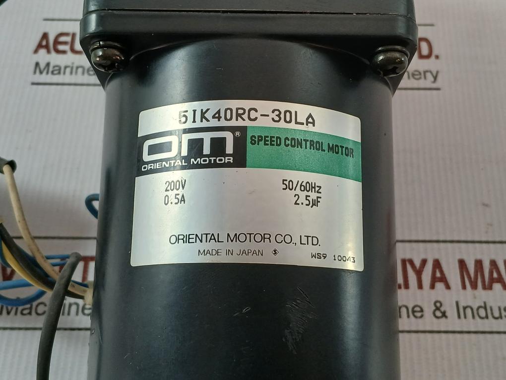 5Ik40Rc-30La Speed Control Motor 200V 50/60Hz Oriental Motor