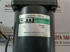 5Ik40Rc-30La Speed Control Motor 200V 50/60Hz Oriental Motor