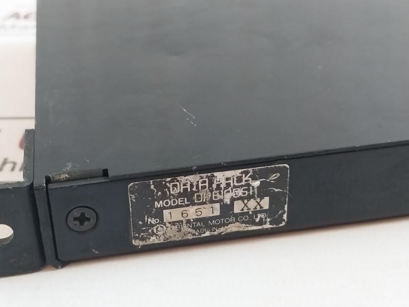 Oriental Motor Dp6100S1 Data Pack 1651 Xx