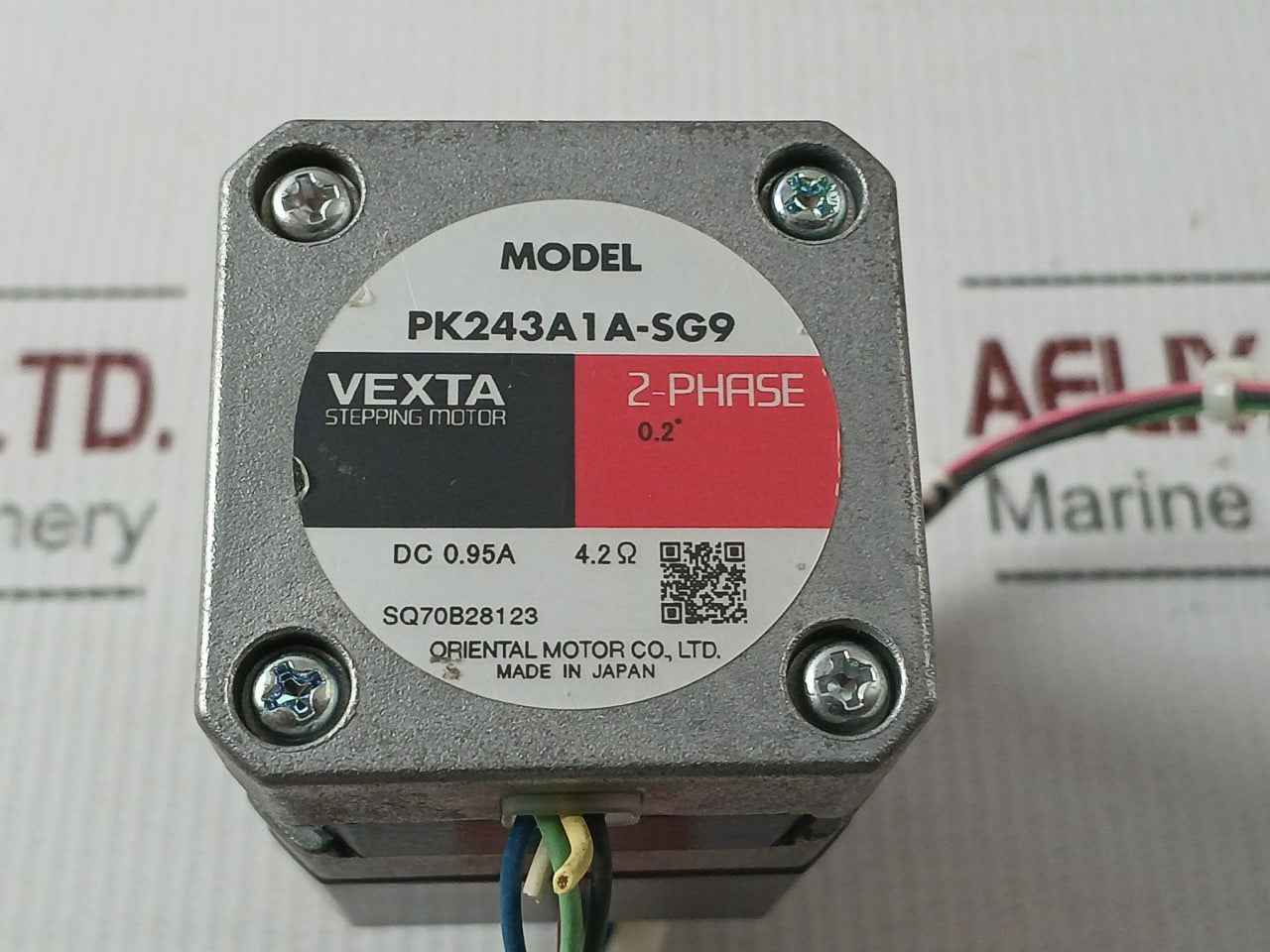 Oriental Motor Pk243a1a-sg9 2-phase Stepping Motor Sq70b28123 Rev: D