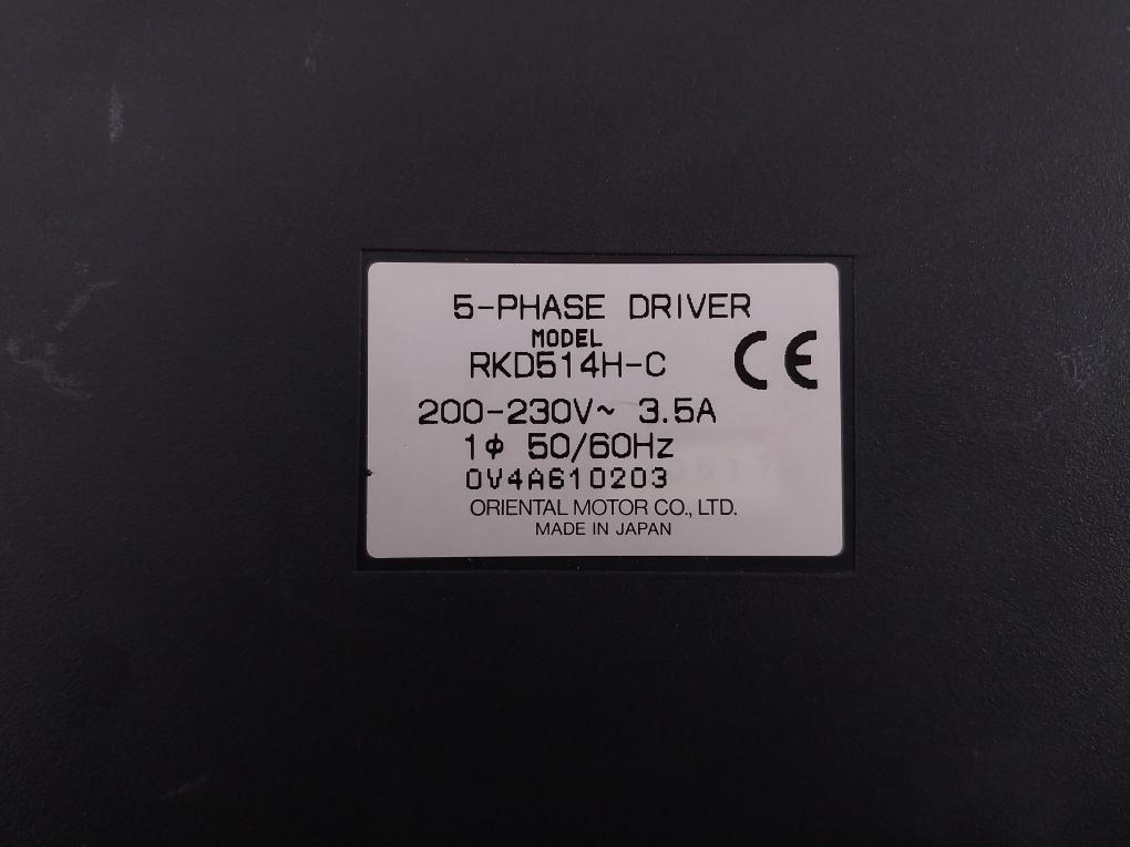 Oriental Motor Rkd514H-c 5-phase Driver 200-230V 3.5A 50/60Hz