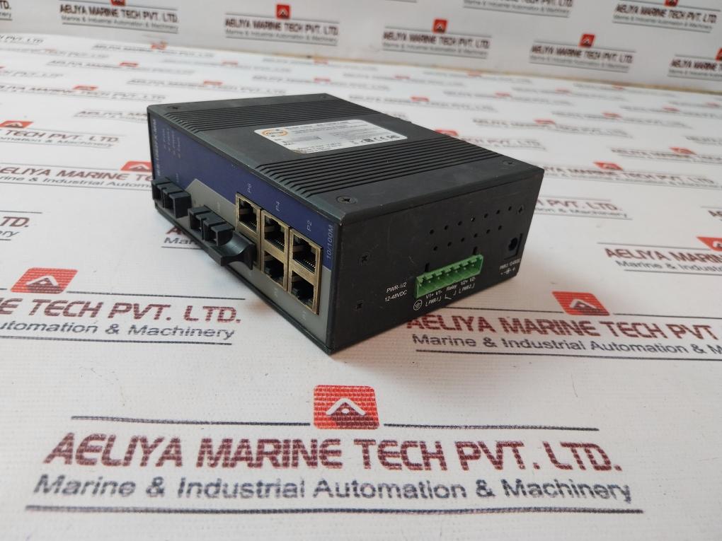 Oring IES-1062FX-MM Industrial 8-port Ethernet Switch 12-48vdc