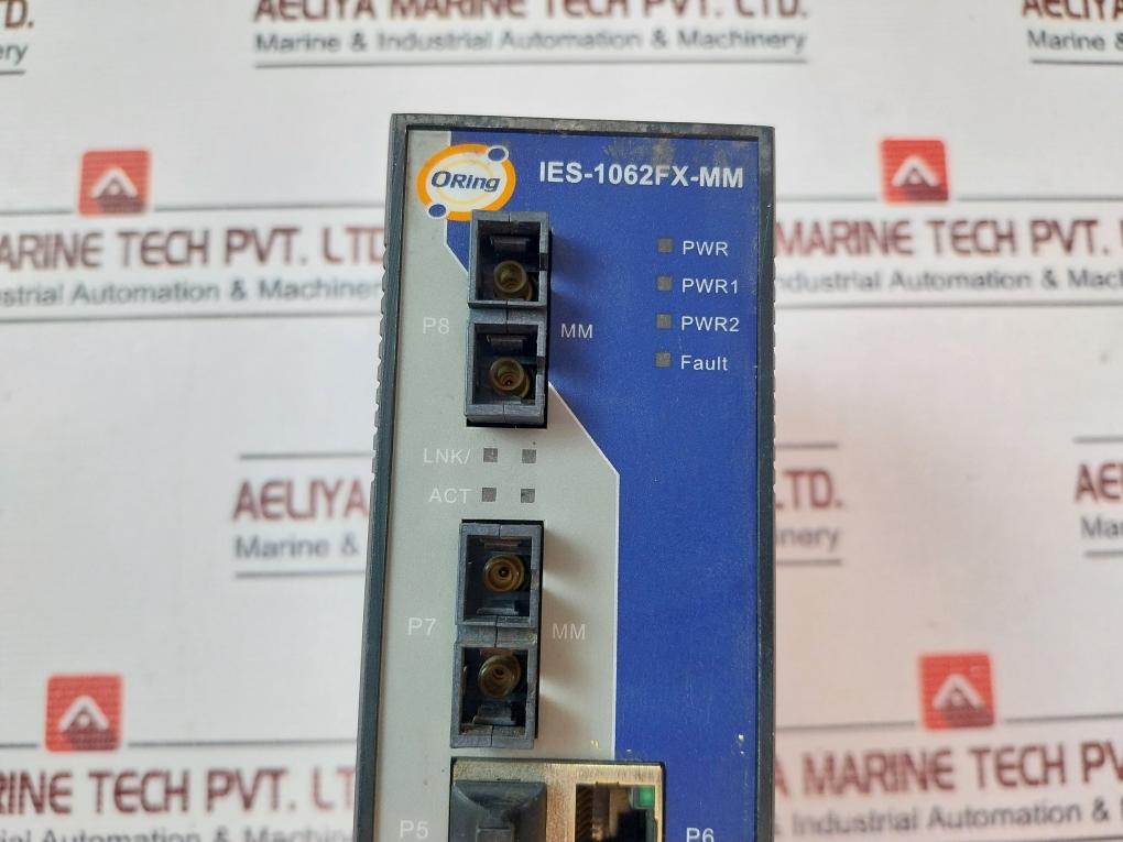 Oring IES-1062FX-MM Industrial 8-port Ethernet Switch 12-48vdc