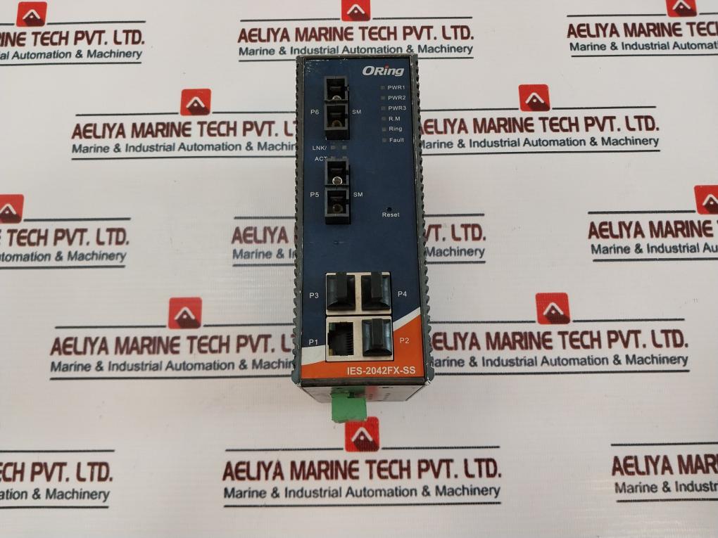 Oring Ies-2042fx-ss-sc 6-port Lite-managed Ethernet Switch Ies-2042fx-ss