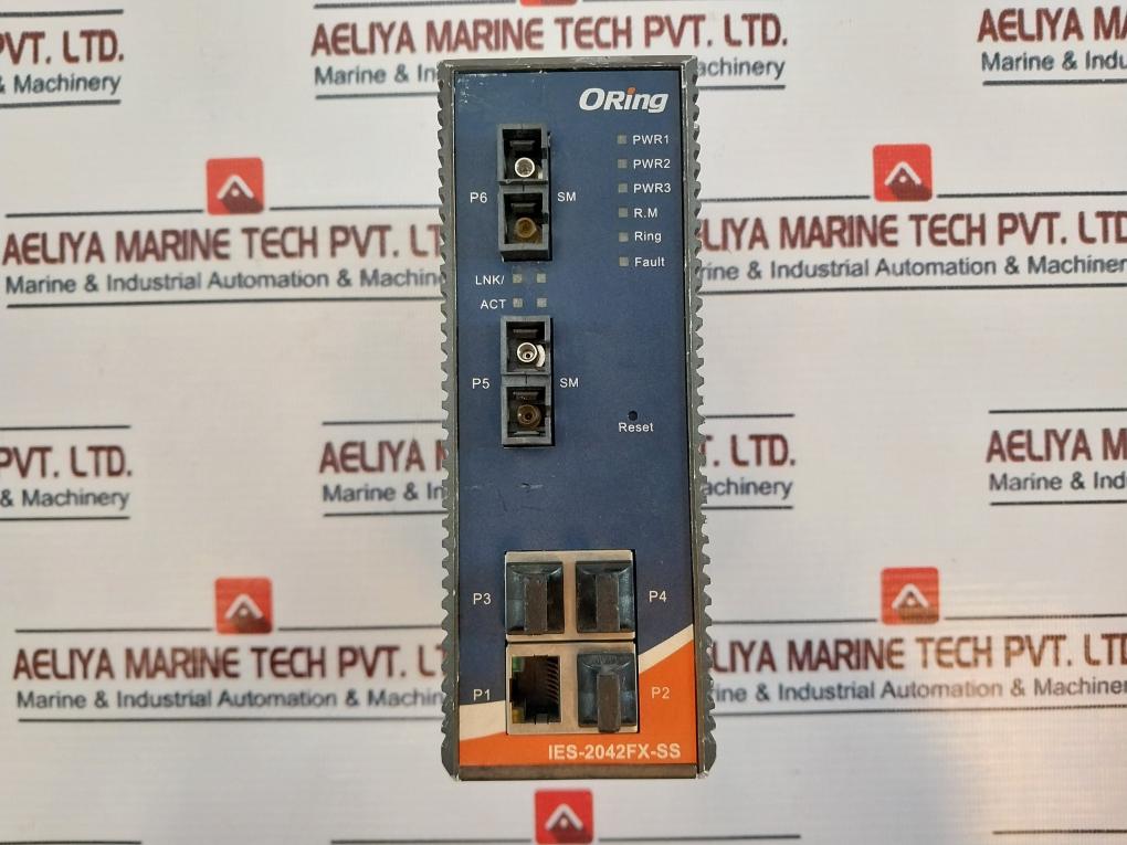 Oring Ies-2042fx-ss-sc 6-port Lite-managed Ethernet Switch Ies-2042fx-ss