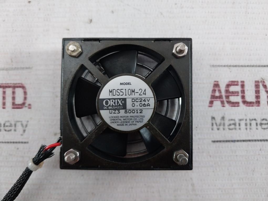 Orix Mds510M-24 Dc Axial Brushless Fan 0.06A Vq3 80663 U23 80012