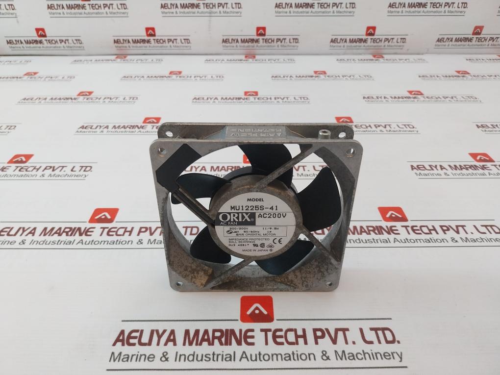 Orix Mu1225S-41 Ac Axial Flow Fan Ac200V 200/200V 11/9.5W 50/60Hz