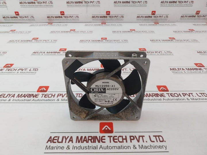 Orix Mu1225S-41 Ac Axial Flow Fan Ac200V 200/200V 11/9.5W 50/60Hz