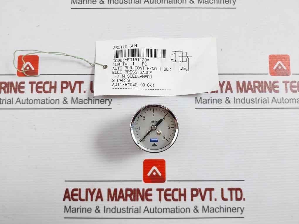 Osaka F0151120 Pressure Gauge 0-6 Kgf/Cm2