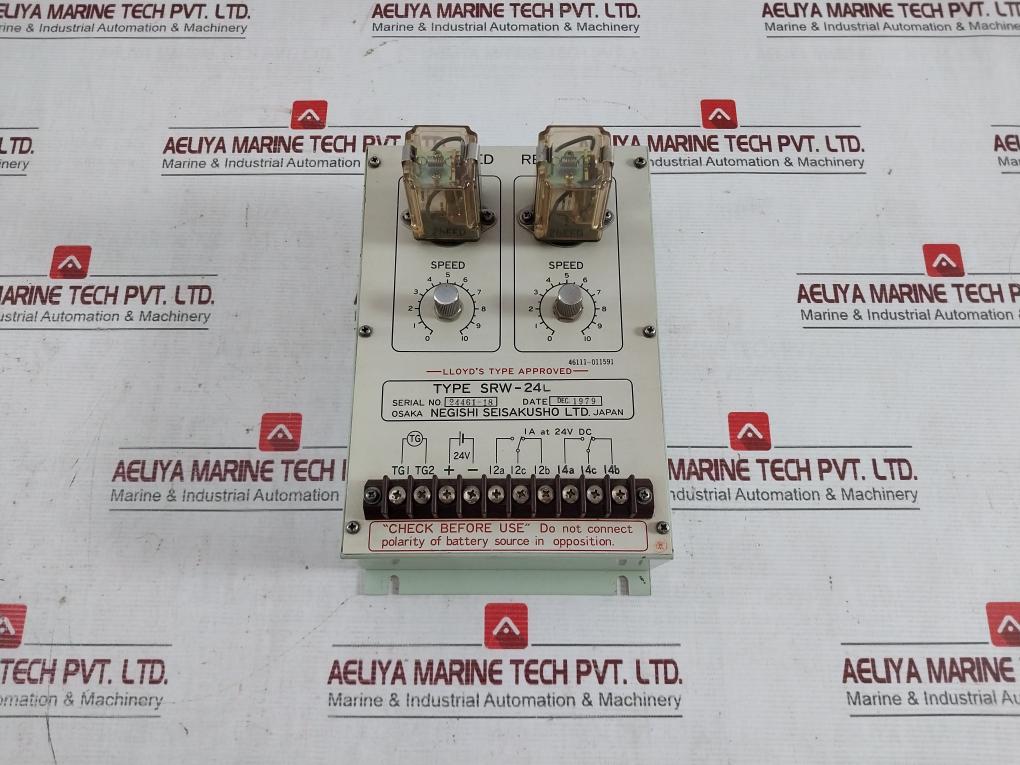 Osaka Negishi Seisakusho Srw-24L Speed Relay 46111-011591