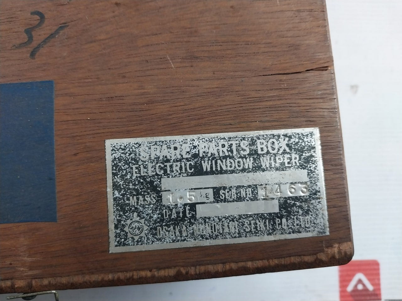 Osaka Nunotani Electric Window Wiper Spare Parts Box Set Wp6-4099 Ac500V Dc250V