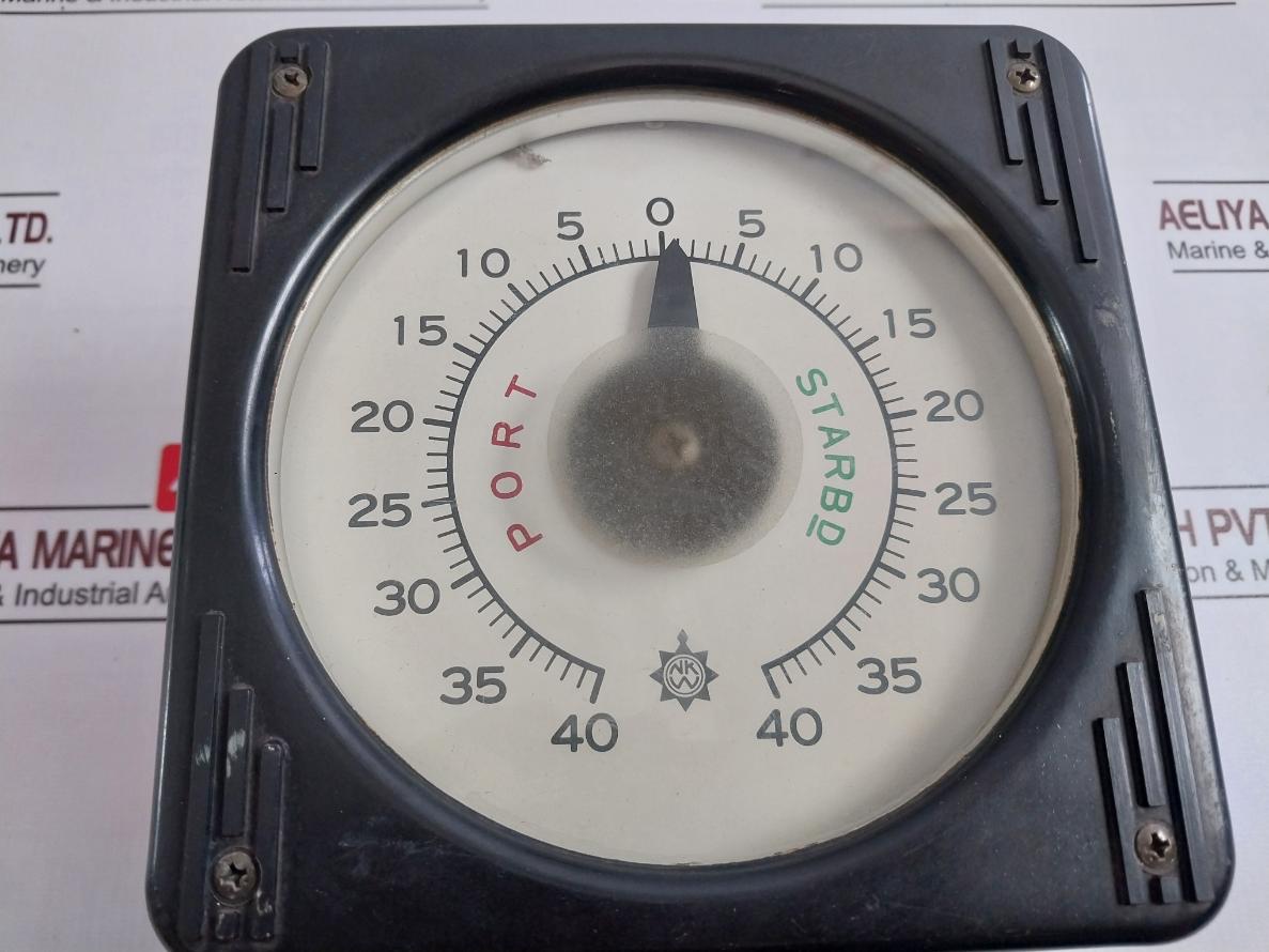 Osaka Nunotani Seiki 40-0-40 Electric Rudder Angle Indicator Ts 4N 39E 11 Ac100V