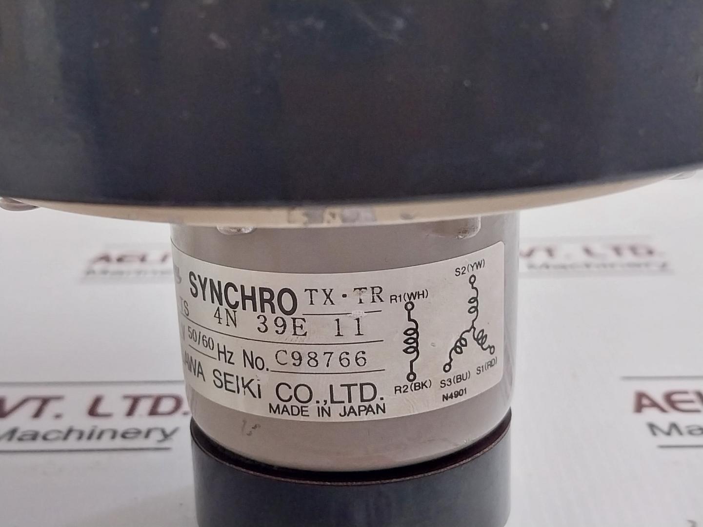 Osaka Nunotani Seiki 40-0-40 Electric Rudder Angle Indicator Ts 4N 39E 11 Ac100V