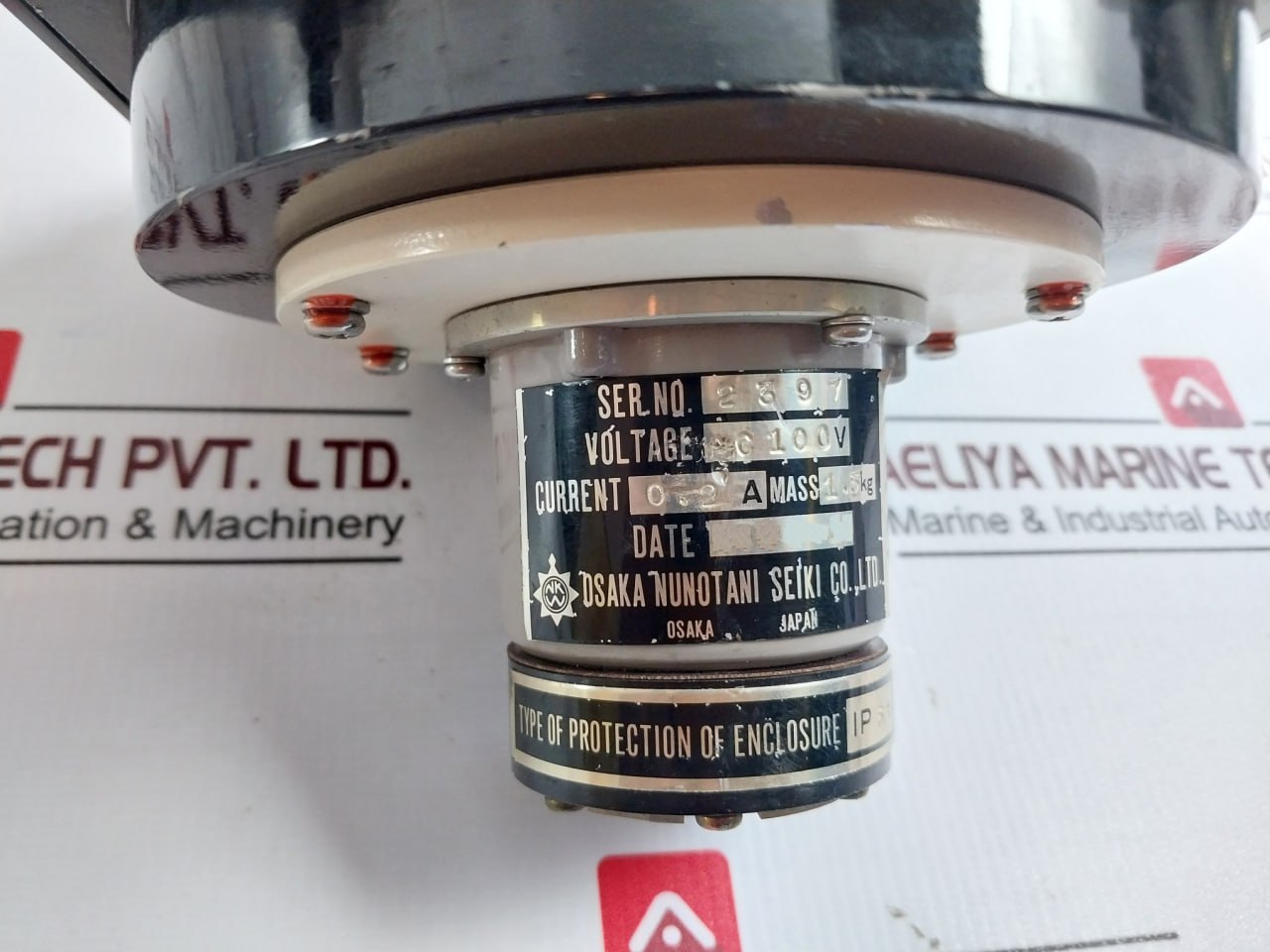 Osaka Nunotani Seiki 40-0-40 Electric Rudder Angle Indicator Ts 4N 39E 11 Ac100V