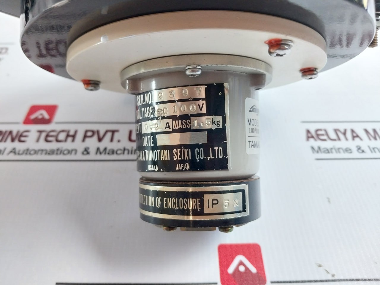 Osaka Nunotani Seiki 40-0-40 Electric Rudder Angle Indicator Ts 4N 39E 11 Ac100V