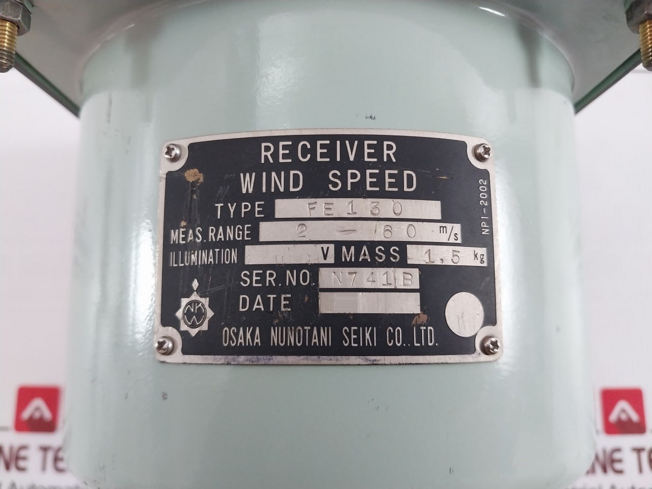 Osaka Nunotani Seiki Fe130 Wind Speed Receiver Indicator 2-60 M/S/ 0-60 M/S 0-11
