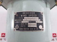 Osaka Nunotani Seiki Fe130 Wind Speed Receiver Indicator 2-60 M/S/ 0-60 M/S 0-11
