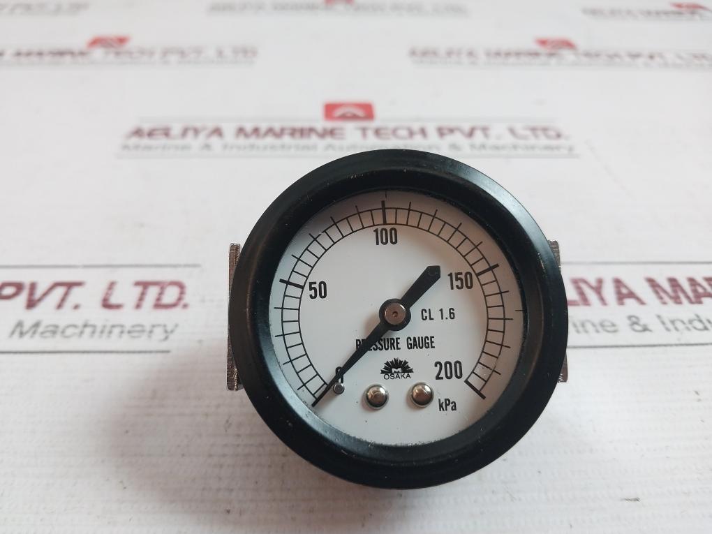Osaka Pressure Gauge 0-200 Kpa Cl 1.6