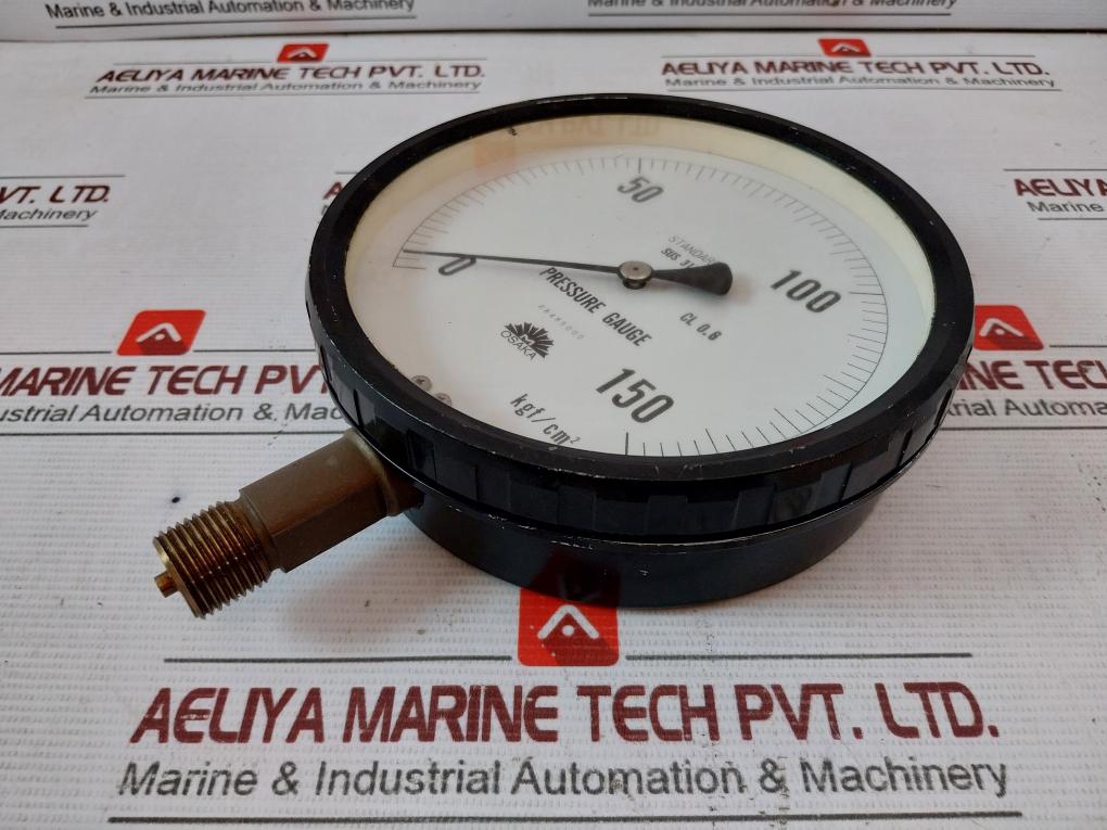 Osaka Sus 316 Pressure Gauge 0-150 Kgf/Cm2 Cl 0.6